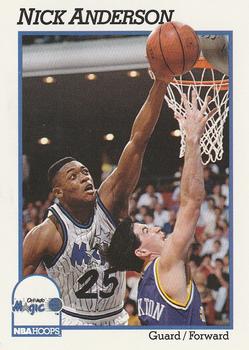 #147 Nick Anderson - Orlando Magic - 1991-92 Hoops Basketball