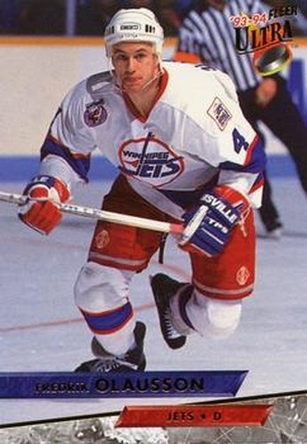 #147 Fredrik Olausson - Winnipeg Jets - 1993-94 Ultra Hockey
