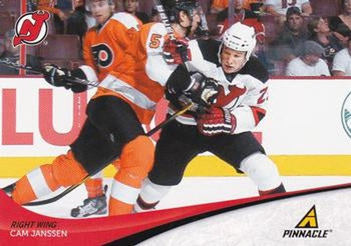 #147 Cam Janssen - New Jersey Devils - 2011-12 Panini Pinnacle Hockey