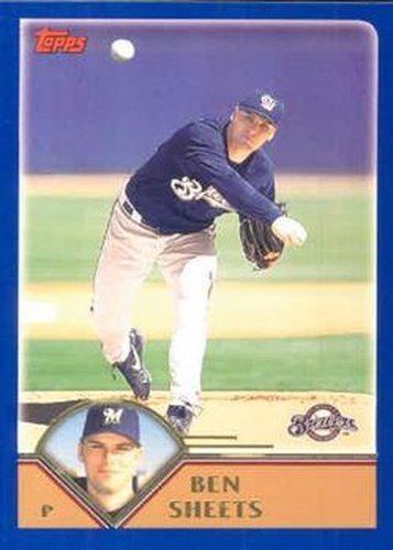 #147 Ben Sheets - Milwaukee Brewers - 2003 Topps Baseball