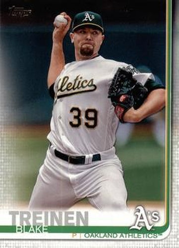 #147 Blake Treinen - Oakland Athletics - 2019 Topps Baseball