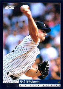#147 Bob Wickman - New York Yankees -1994 Score Baseball