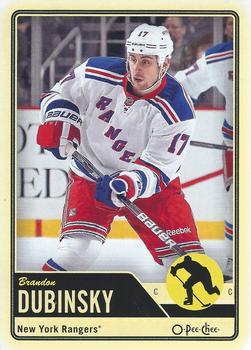 #147 Brandon Dubinsky - New York Rangers - 2012-13 O-Pee-Chee Hockey