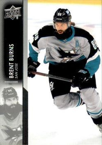 #147 Brent Burns - San Jose Sharks - 2021-22 Upper Deck Hockey