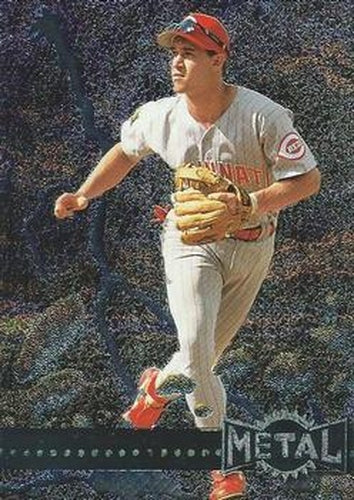 #147 Bret Boone - Cincinnati Reds - 1996 Metal Universe Baseball