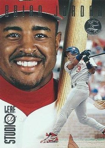 #147 Brian Jordan - St. Louis Cardinals - 1996 Studio Baseball