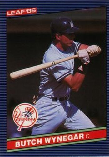 #147 Butch Wynegar - New York Yankees - 1986 Leaf Baseball
