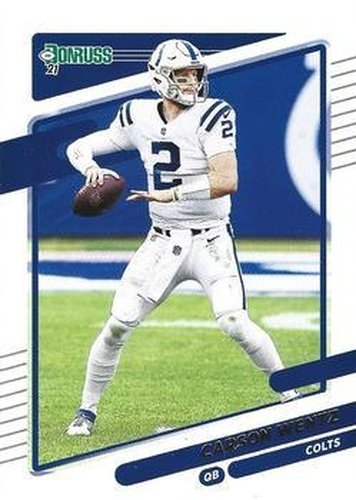 #147 Carson Wentz - Indianapolis Colts - 2021 Donruss Football