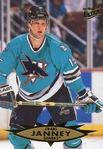 #147 Craig Janney - San Jose Sharks - 1995-96 Ultra Hockey