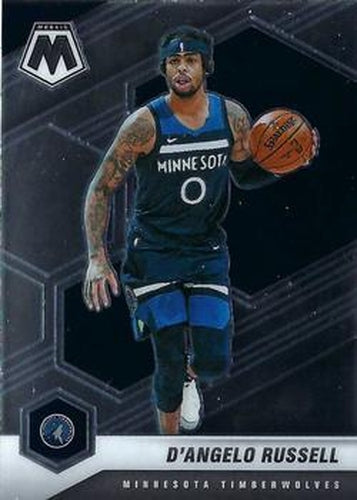 #147 D'Angelo Russell - Minnesota Timberwolves - 2020-21 Panini Mosaic Basketball