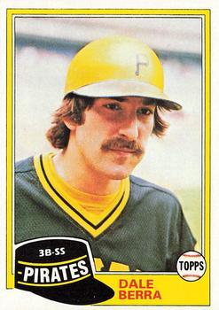 #147 Dale Berra - Pittsburgh Pirates - 1981 Topps Baseball