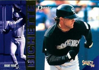 #147 Dante Bichette - Colorado Rockies - 1994 Select Baseball