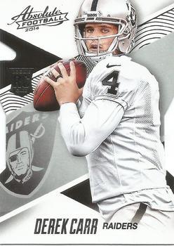 #147 Derek Carr - Oakland Raiders - 2014 Panini Absolute - Retail Football