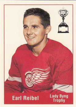 #147 Earl Reibel - Detroit Red Wings - 1994 Parkhurst Missing Link 1956-57 Hockey