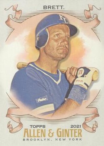 #147 George Brett - Kansas City Royals - 2021 Topps Allen & Ginter Baseball