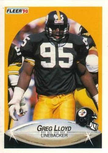 #147 Greg Lloyd - Pittsburgh Steelers - 1990 Fleer Football