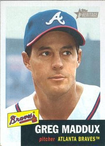#147 Greg Maddux - Atlanta Braves - 2002 Topps Heritage Baseball