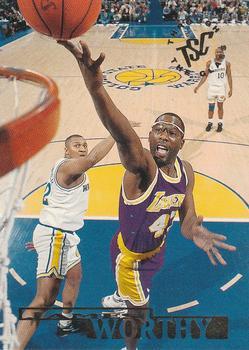 #147 James Worthy - Los Angeles Lakers - 1994-95 Stadium Club Basketball