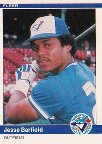 #147 Jesse Barfield - Toronto Blue Jays - 1984 Fleer Baseball