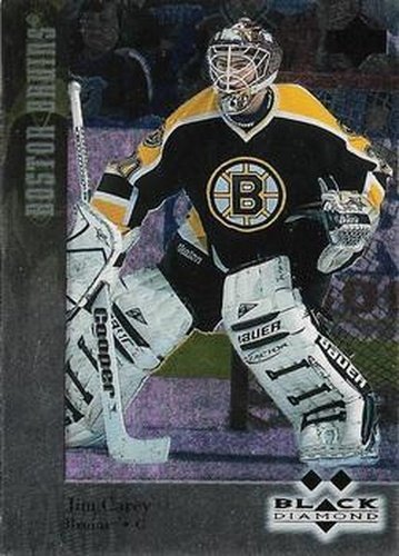 #147 Jim Carey - Boston Bruins - 1996-97 Upper Deck Black Diamond Hockey