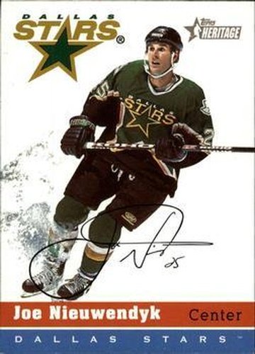 #147 Joe Nieuwendyk - Dallas Stars - 2000-01 Topps Heritage Hockey