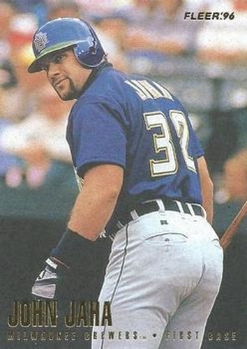 #147 John Jaha - Milwaukee Brewers - 1996 Fleer Baseball
