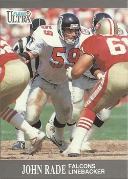 #147 John Rade - Atlanta Falcons - 1991 Ultra Football