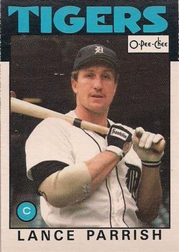 #147 Lance Parrish - Detroit Tigers - 1986 O-Pee-Chee Baseball