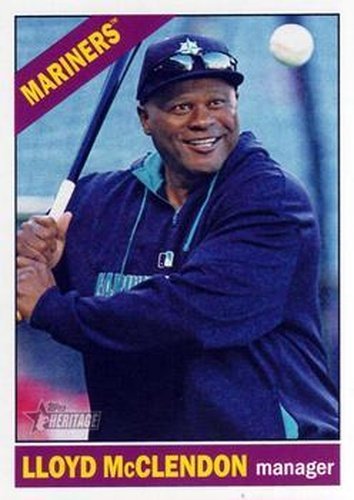 #147 Lloyd McClendon - Seattle Mariners - 2015 Topps Heritage Baseball