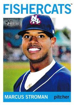#147 Marcus Stroman - New Hampshire Fisher Cats - 2013 Topps Heritage Minor League Baseball