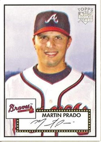 #147 Martin Prado - Atlanta Braves - 2006 Topps 1952 Edition Baseball