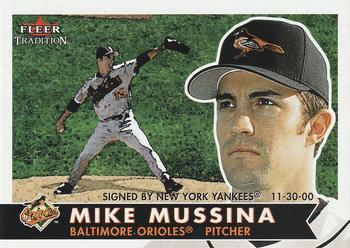 #147 Mike Mussina - New York Yankees - 2001 Fleer Tradition Baseball
