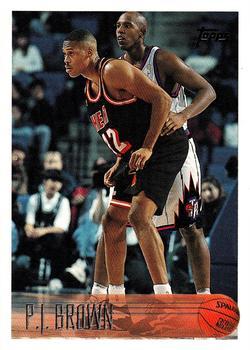 #147 P.J. Brown - Miami Heat - 1996-97 Topps Basketball