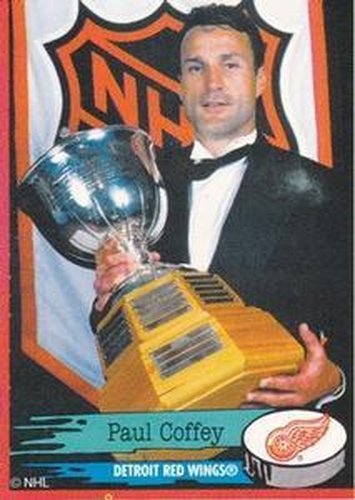 #147 Paul Coffey - Detroit Red Wings - 1995-96 Panini Hockey Stickers