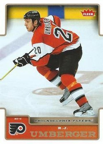 #147 R.J. Umberger - Philadelphia Flyers - 2006-07 Fleer Hockey