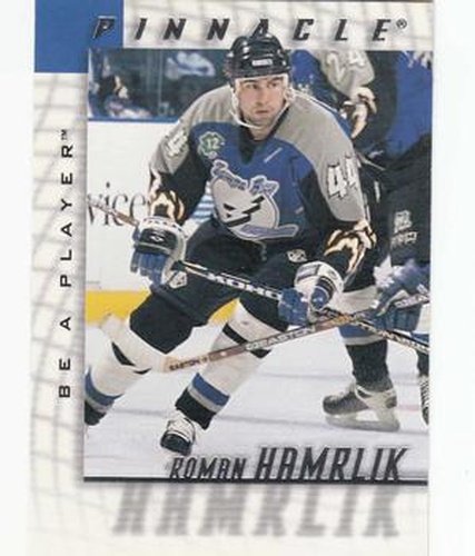 #147 Roman Hamrlik - Edmonton Oilers - 1997-98 Pinnacle Be a Player Hockey