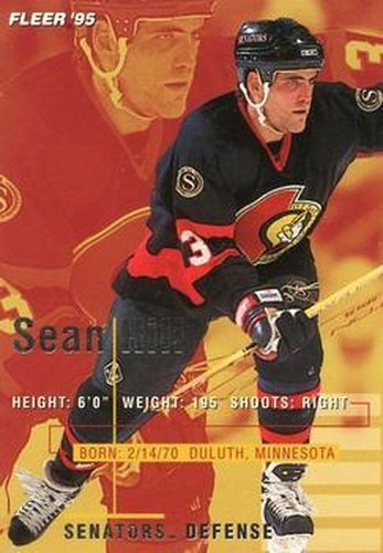 #147 Sean Hill - Ottawa Senators - 1994-95 Fleer Hockey