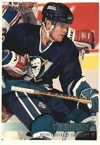 #147 Tim Sweeney - Anaheim Mighty Ducks - 1994-95 Topps Premier Hockey