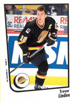 #147 Trevor Linden - Vancouver Canucks - 1994-95 Panini Hockey Stickers