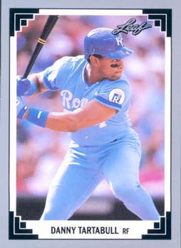 #147 Danny Tartabull - Kansas City Royals - 1991 Leaf Baseball