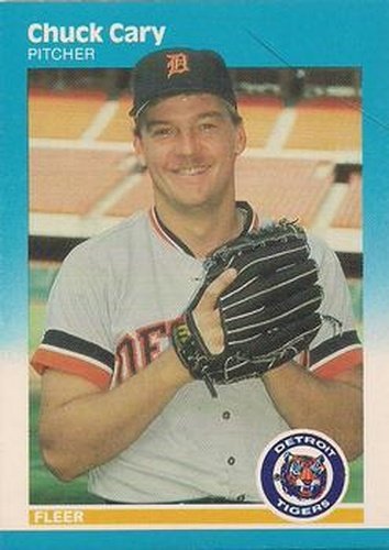 #147 Chuck Cary - Detroit Tigers - 1987 Fleer Baseball