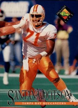#147 Santana Dotson - Tampa Bay Buccaneers - 1994 Pro Line Live Football