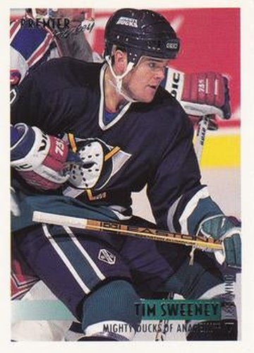 #147 Tim Sweeney - Anaheim Mighty Ducks - 1994-95 O-Pee-Chee Premier Hockey