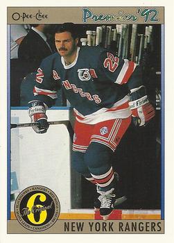 #147 Mike Gartner - New York Rangers - 1991-92 O-Pee-Chee Premier Hockey