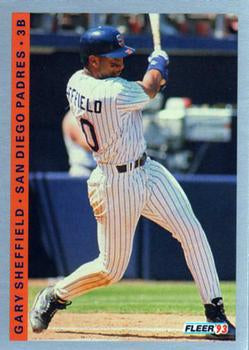 #147 Gary Sheffield - San Diego Padres - 1993 Fleer Baseball