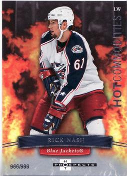 #147 Rick Nash - Columbus Blue Jackets - 2007-08 Fleer Hot Prospects Hockey