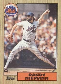 #147 Randy Niemann - New York Mets - 1987 Topps Baseball