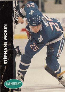 #147 Stephane Morin - Quebec Nordiques - 1991-92 Parkhurst Hockey