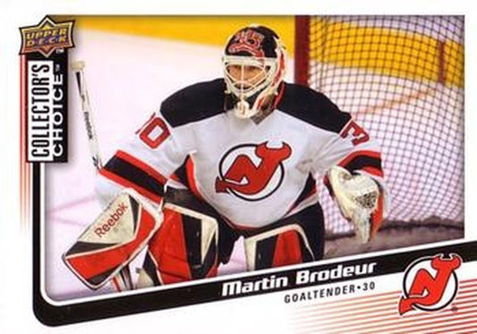 #147 Martin Brodeur - New Jersey Devils - 2009-10 Collector's Choice Hockey