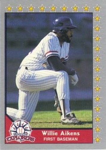 #147 Willie Aikens - Bradenton Explorers - 1990 Pacific Senior League Baseball